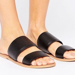Boohoo 2 strap slide sandal from ASOS